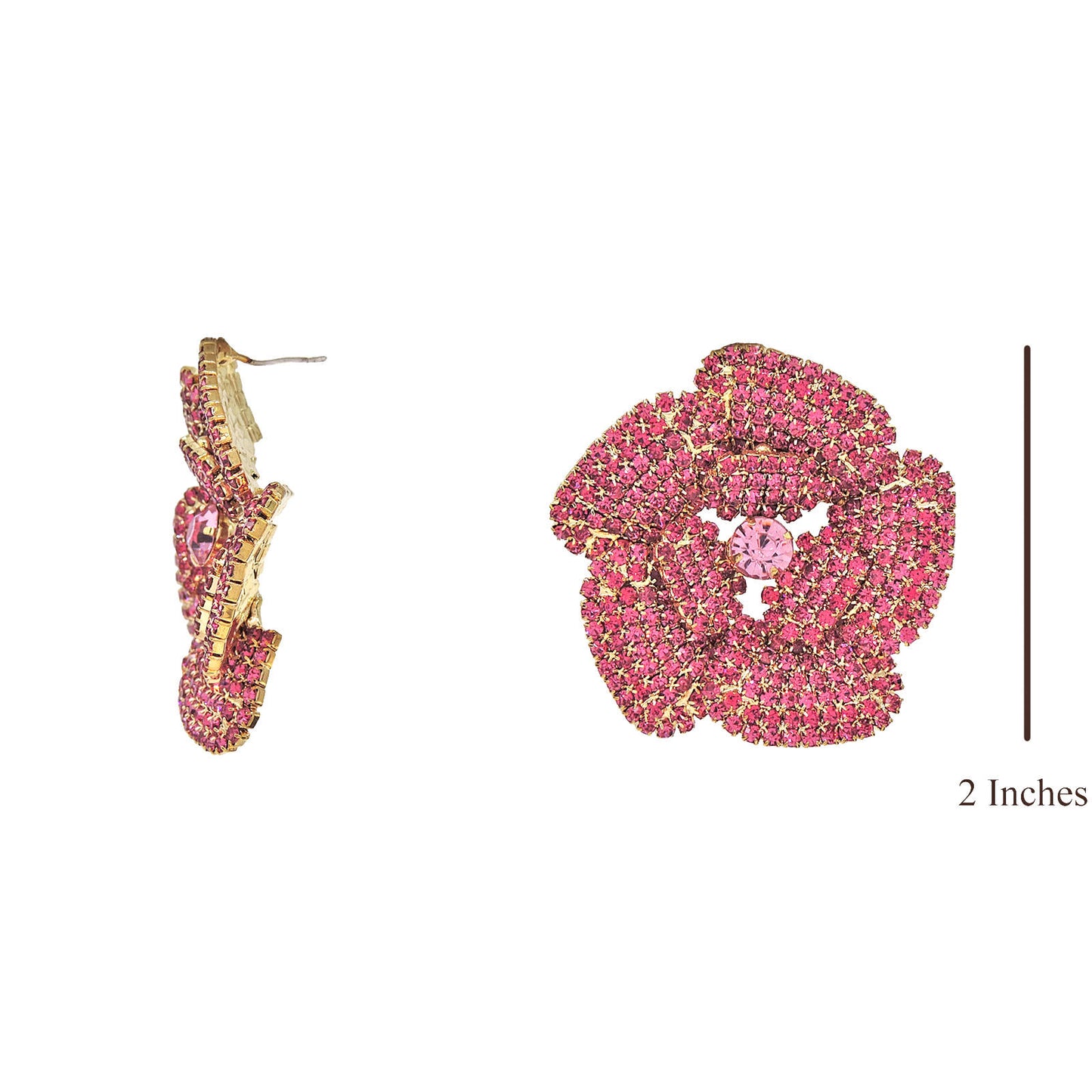 Floral cluster Earrings.