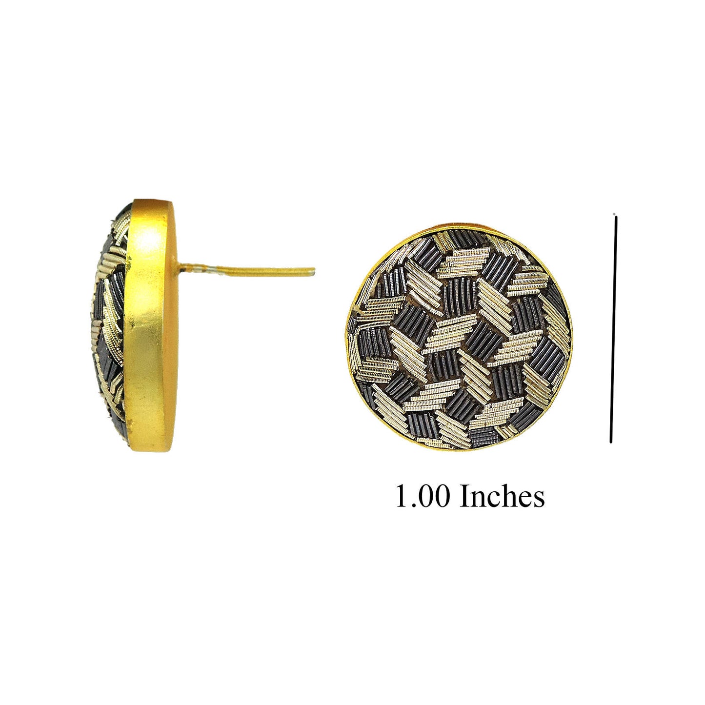 Zigzag Stud Earring.