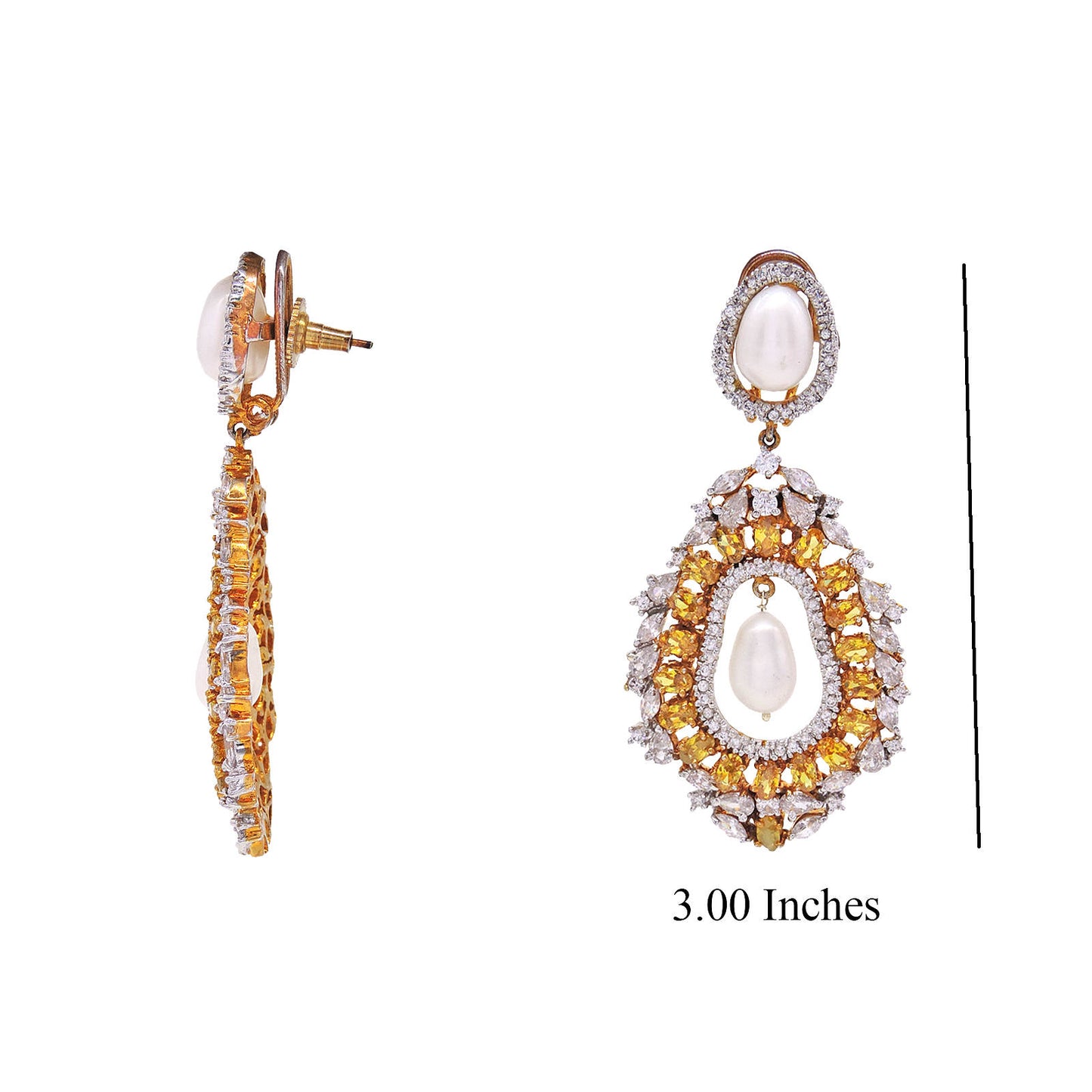 Citrine Danglers