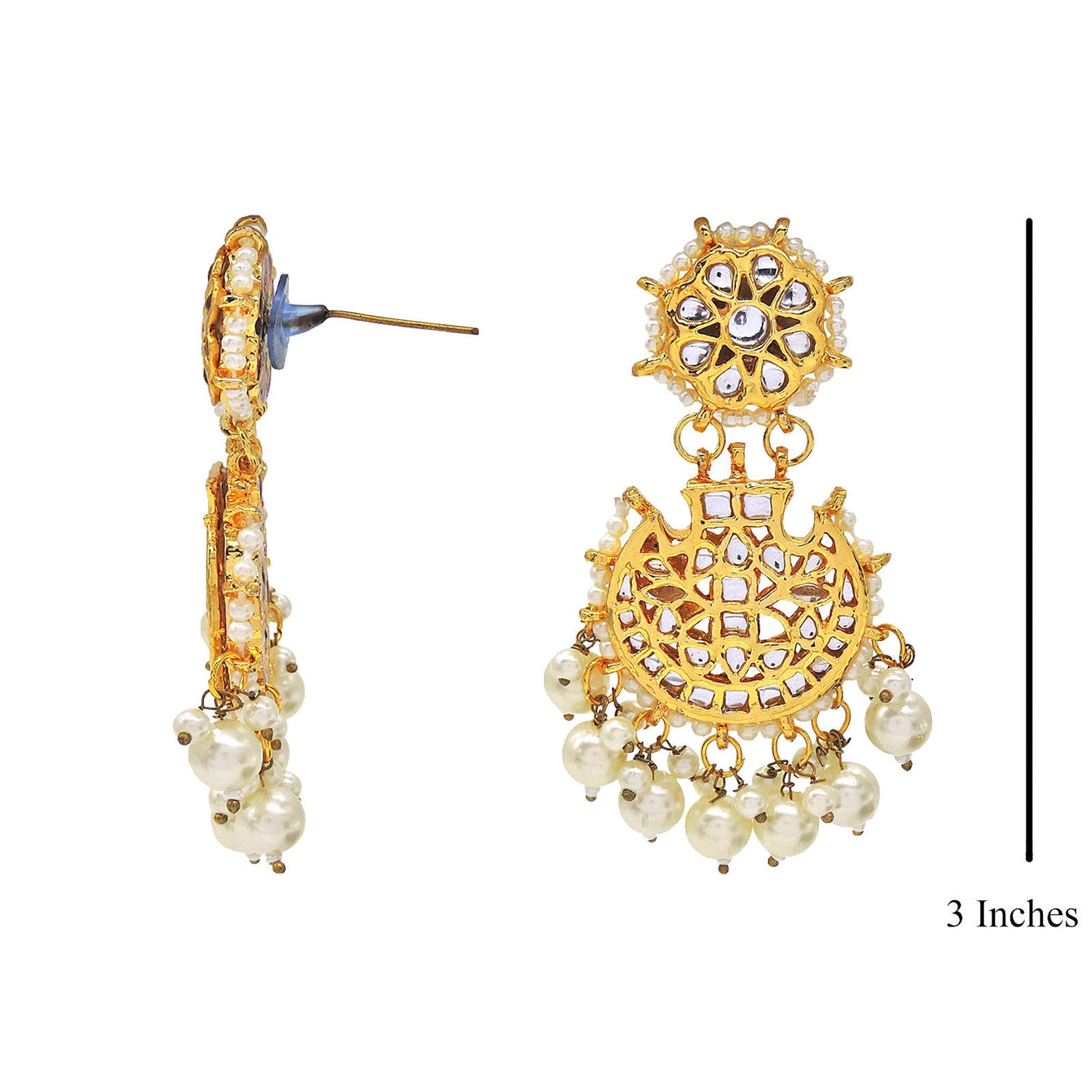 Isha Chandbali Earrings.