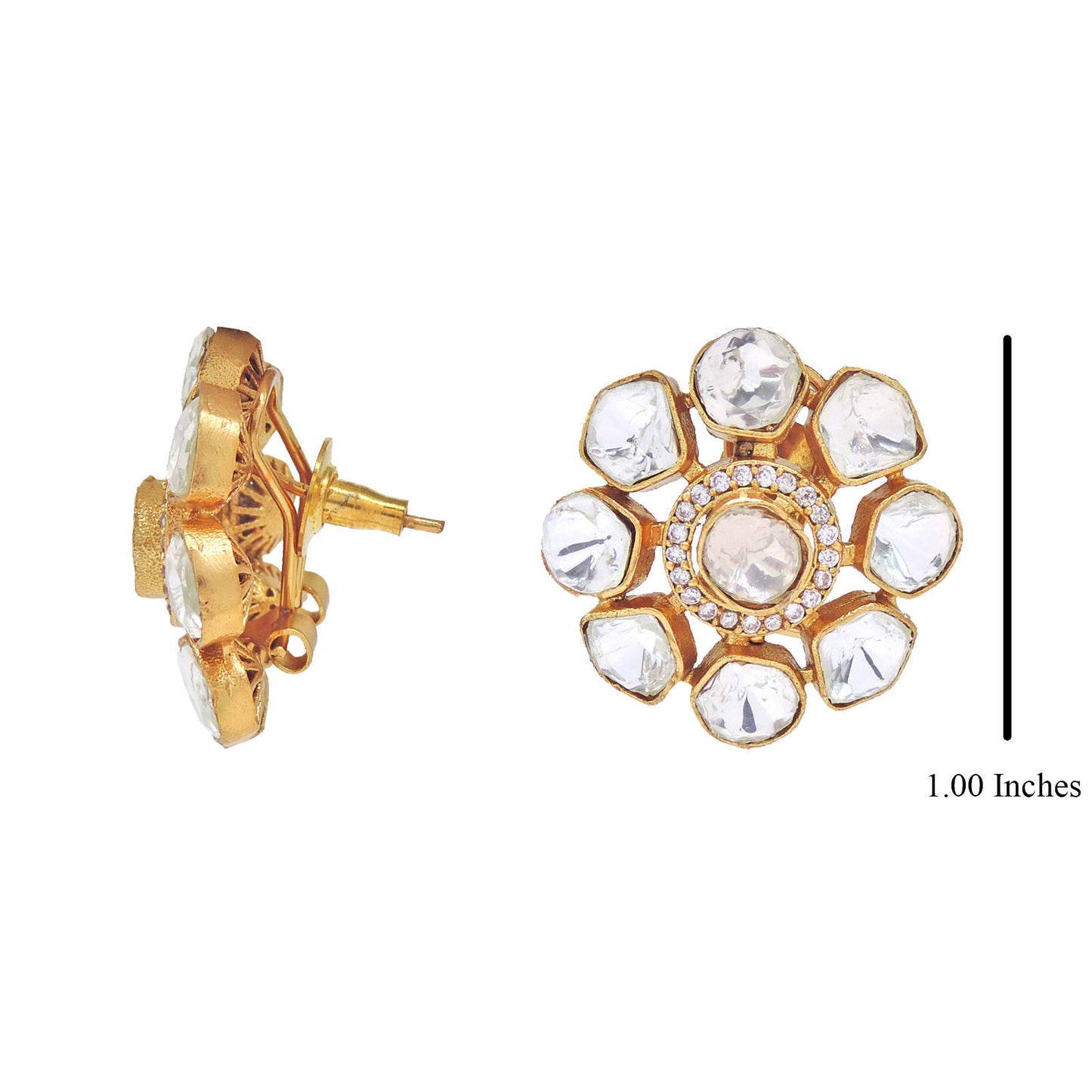 moissanite Earring Studs.