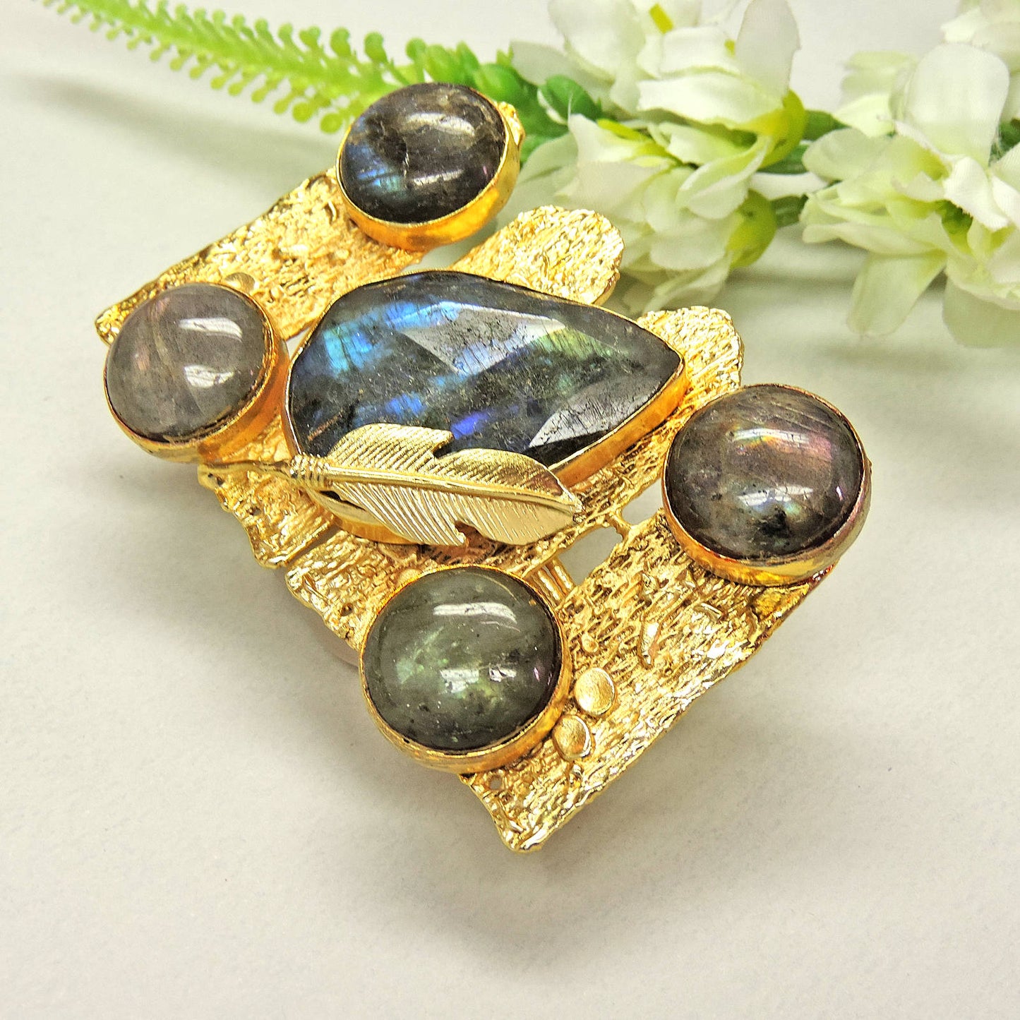 Alexandrite Dual finger Ring.