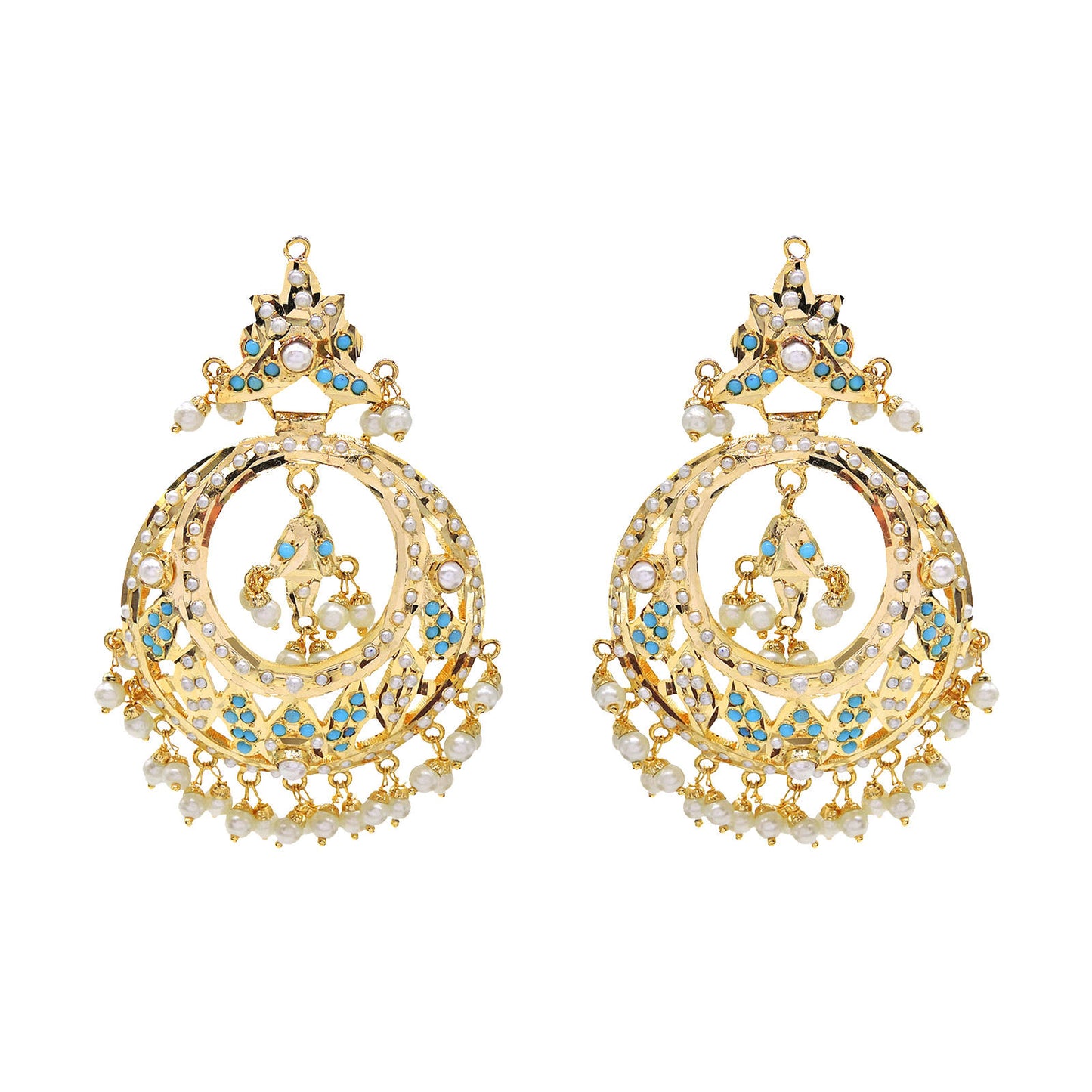 Resham Jadau Earrings.