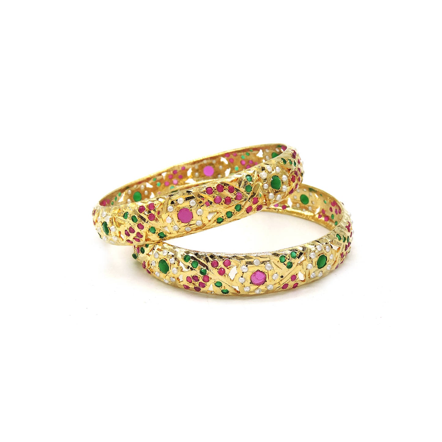 Jadau Bangle Pair.