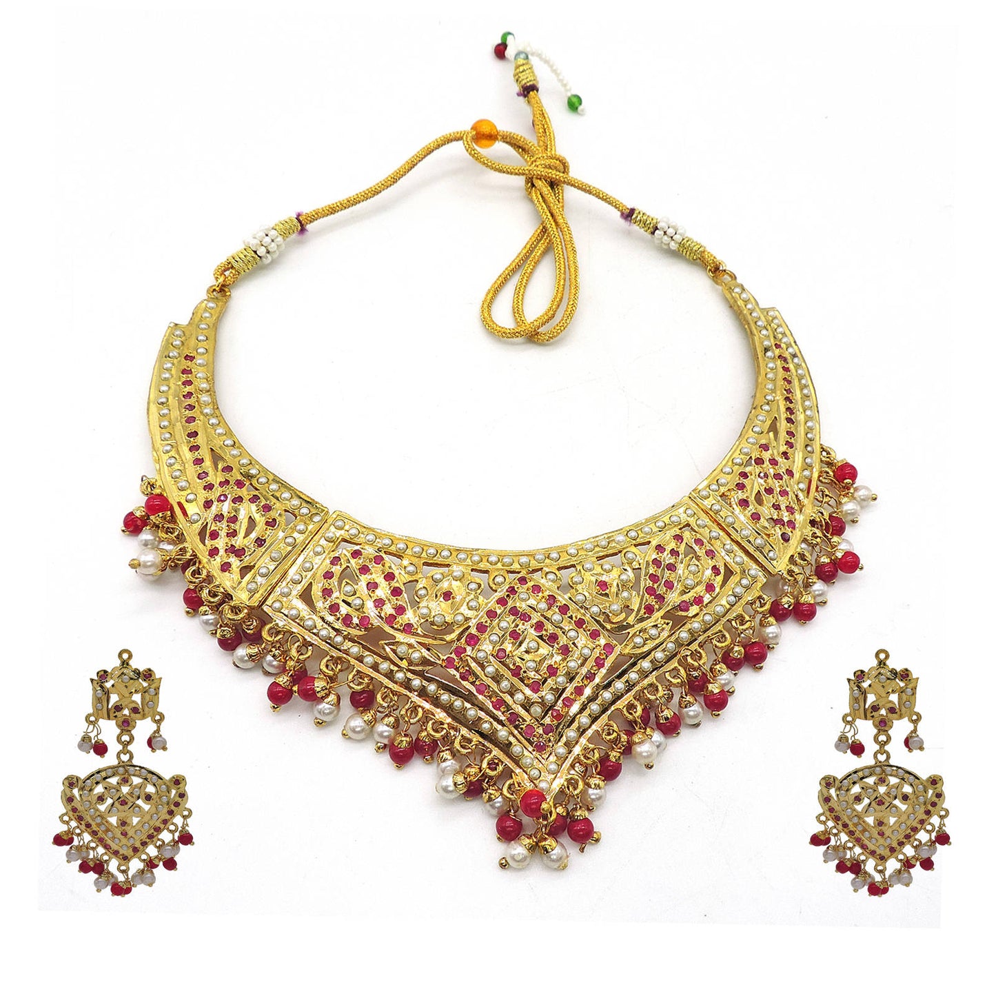 Nandi Jadau Necklace Set.