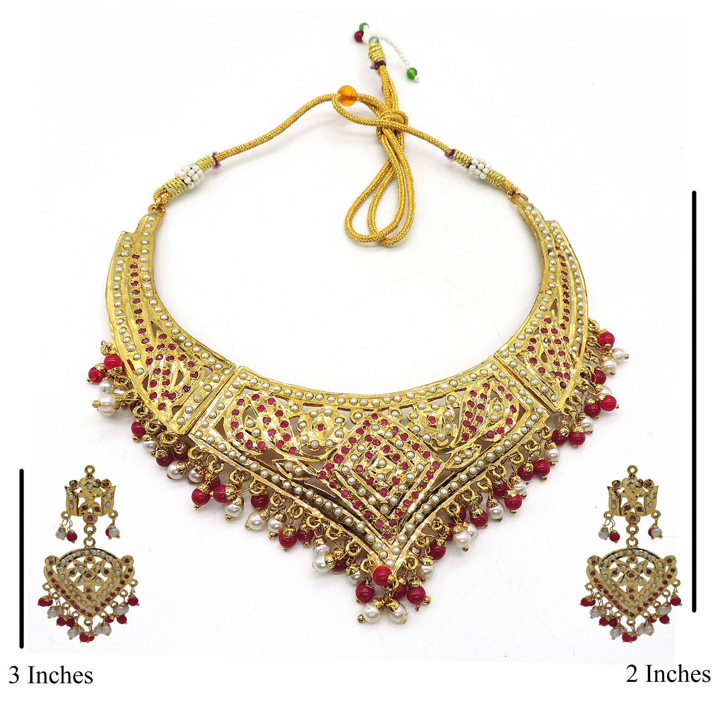 Nandi Jadau Necklace Set.