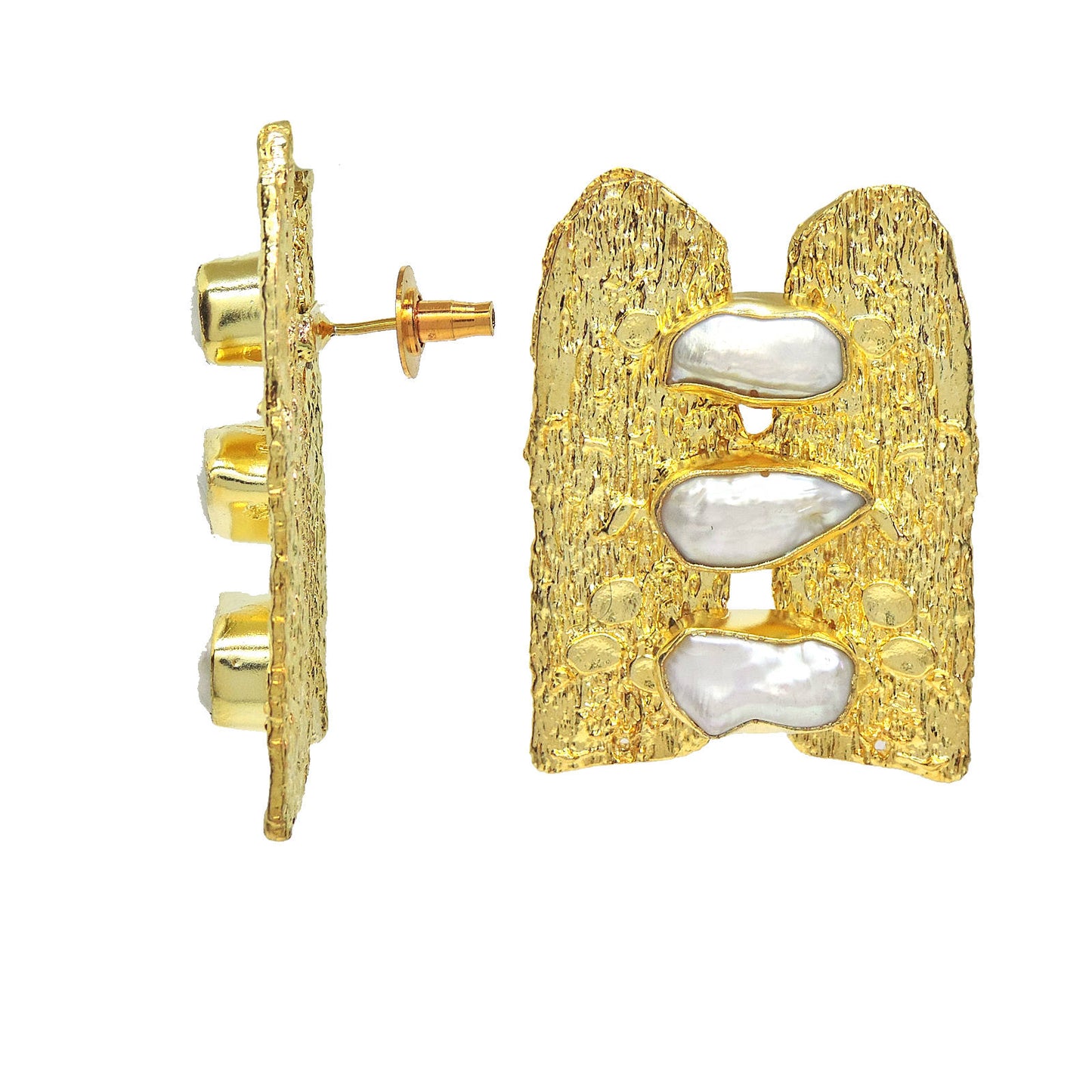 Bar Druzzy Earring