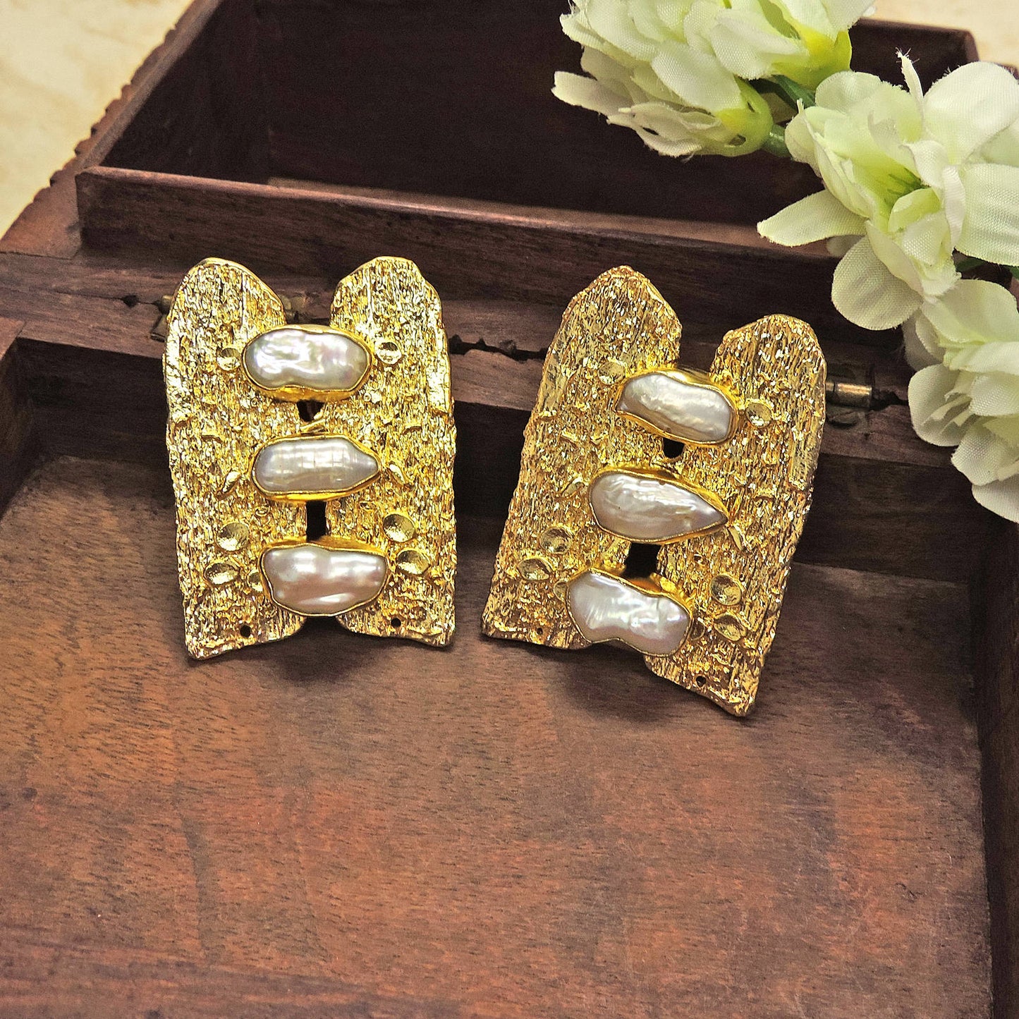 Bar Druzzy Earring
