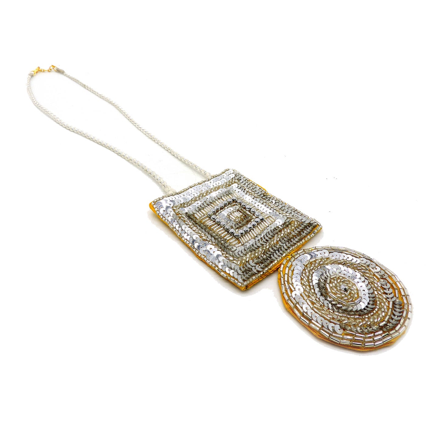 Geometric Statement Necklace.