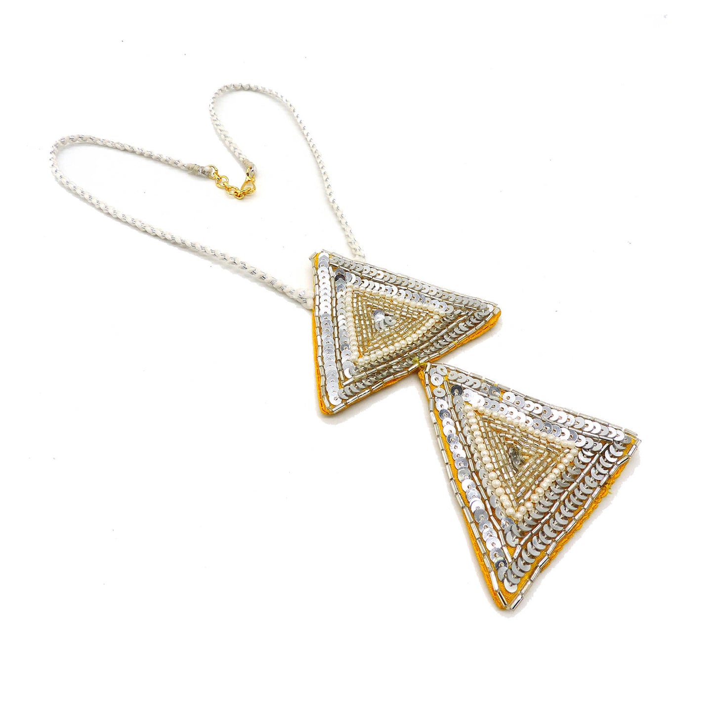 Geometric Statement Necklace.
