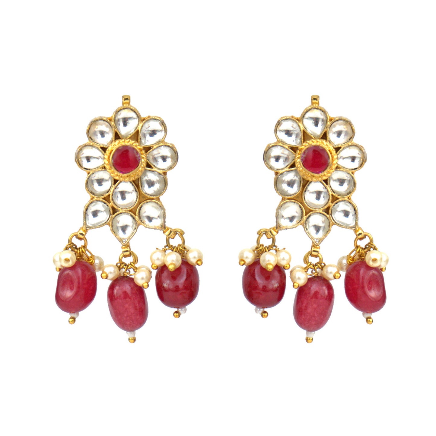 Kundan Choker Necklace Set.