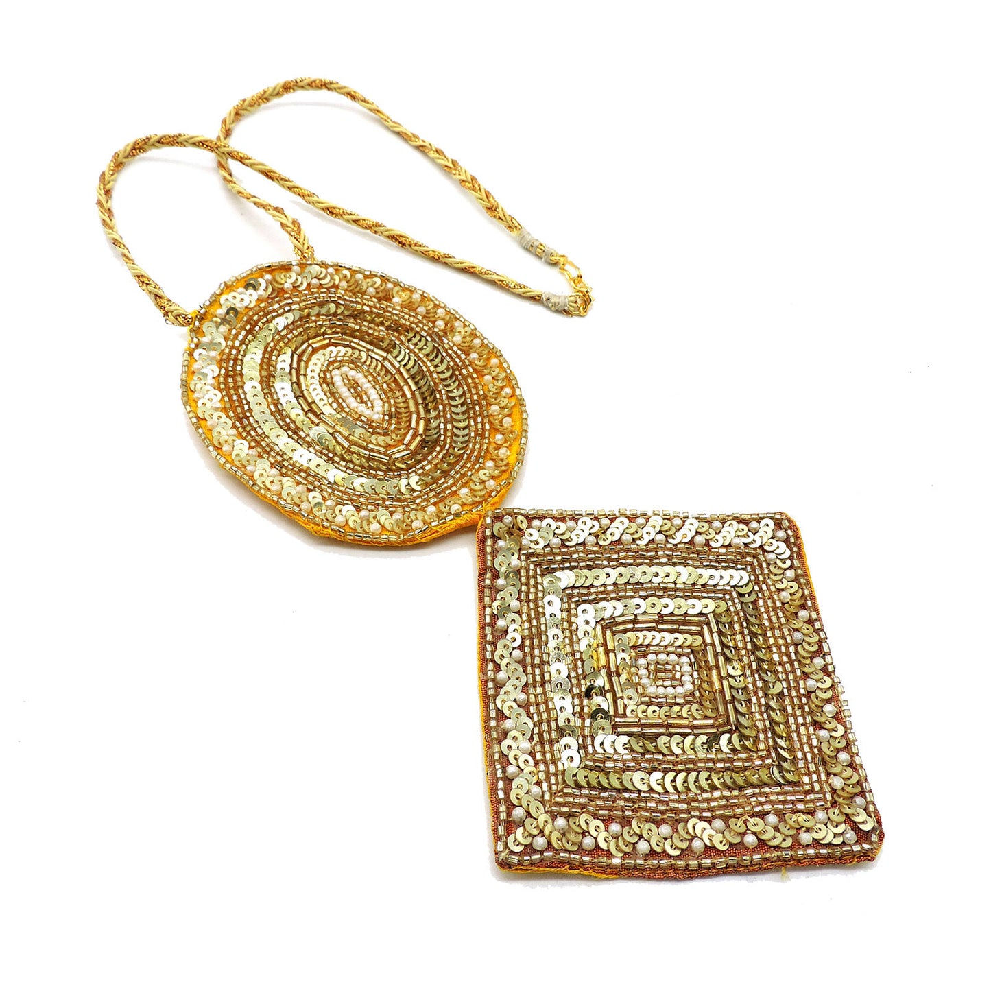 Geometric Statement Necklace.