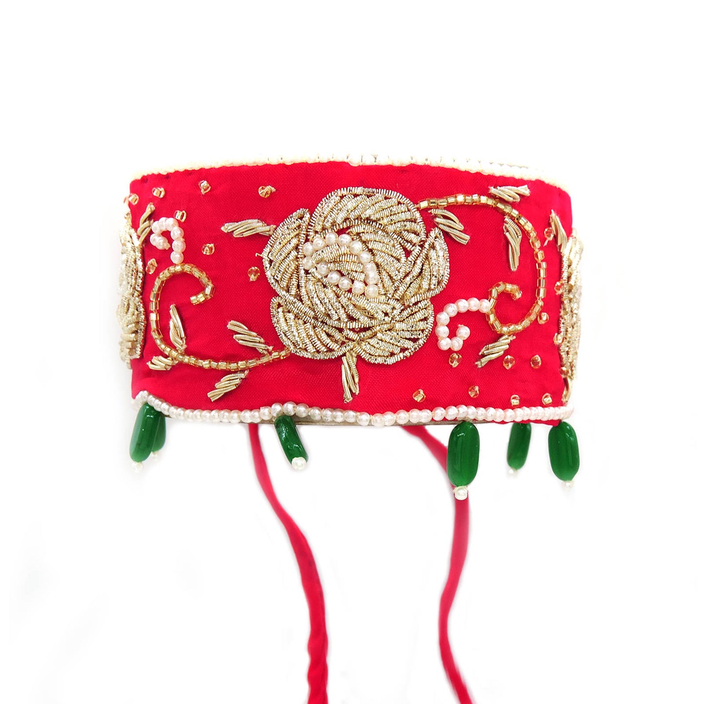Hand made zardouzi Choker Necklace.