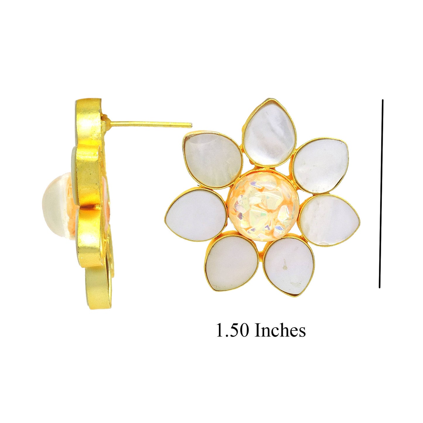 Chaand Stud Earring.