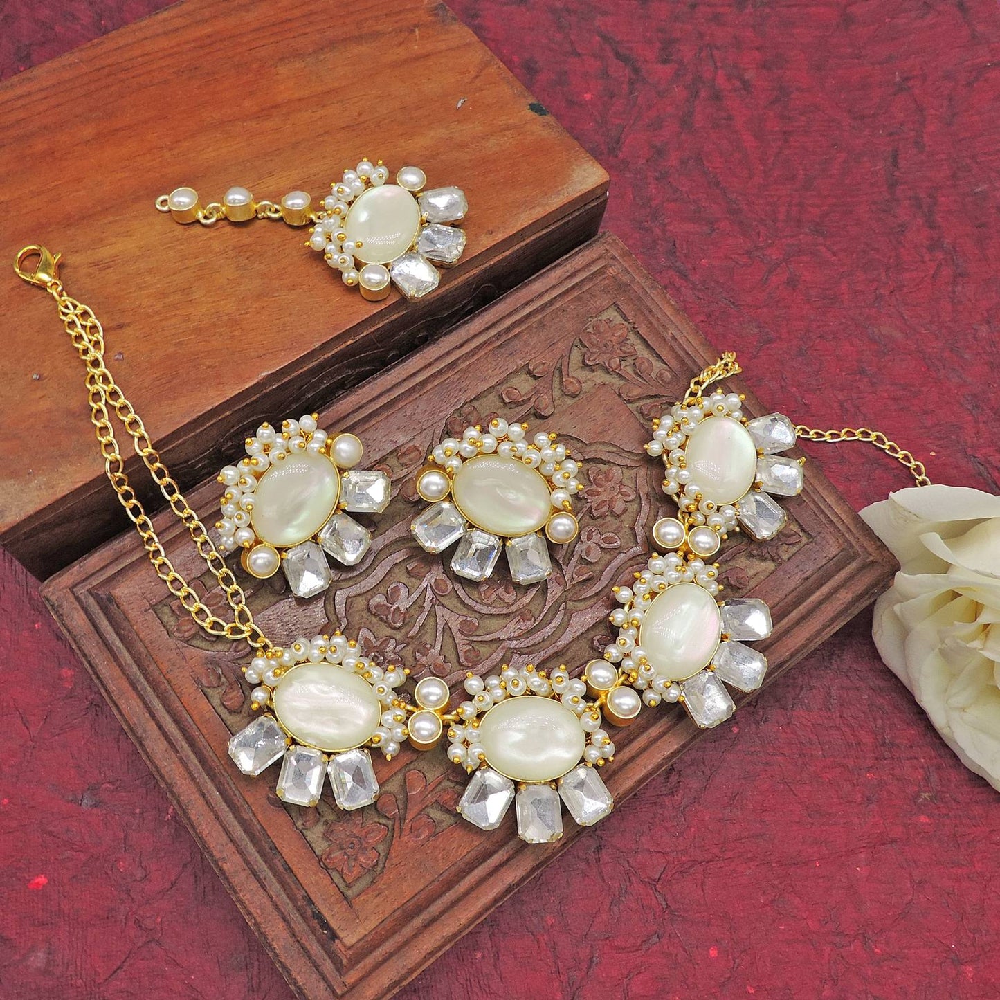 Mirror Collection Choker Necklace.