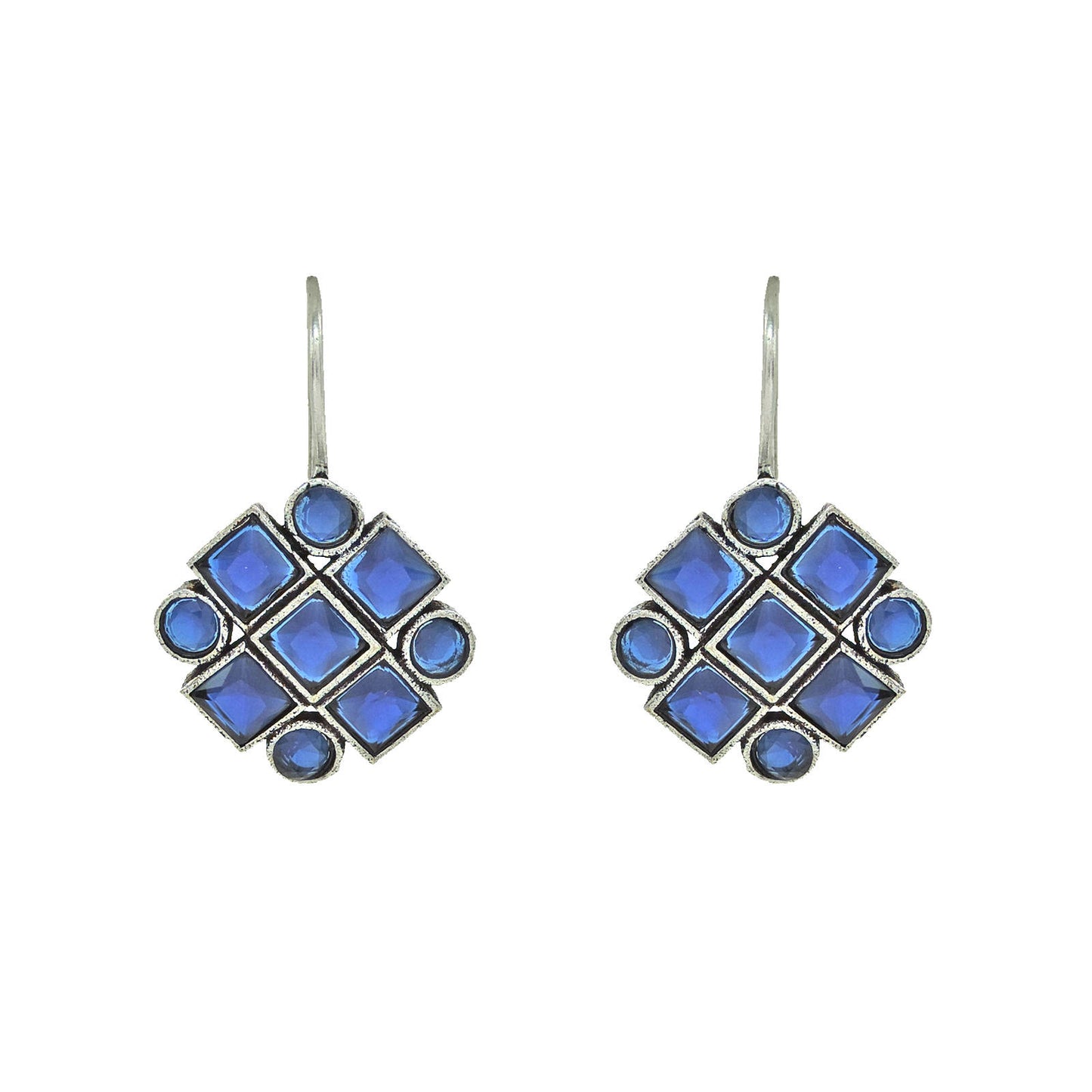 Imitation gem stone Ethnic Earrings.
