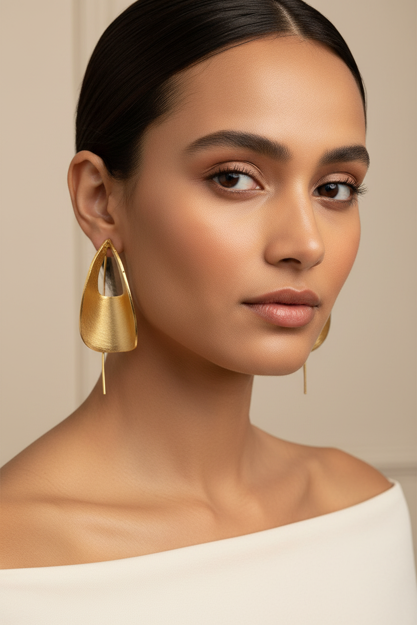 Gold Top Earrings