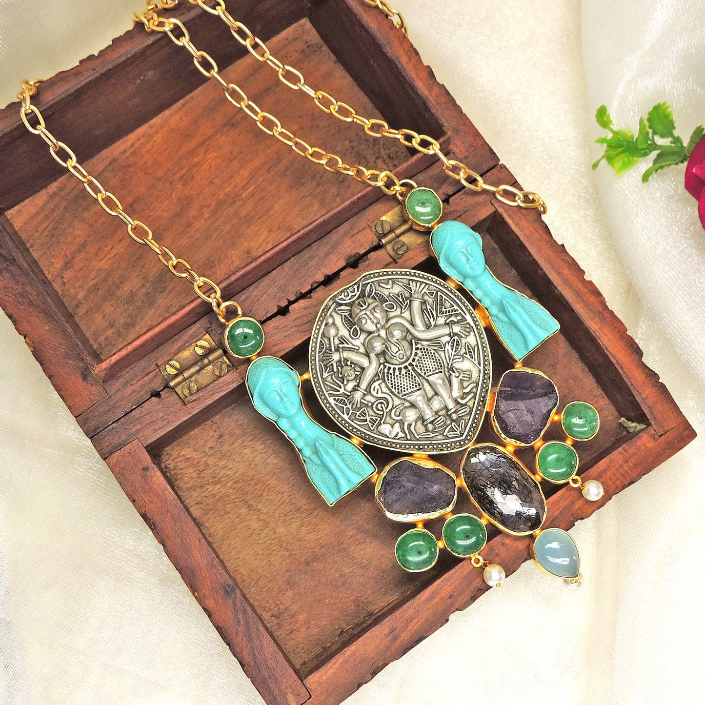 Motif Lariat Necklace