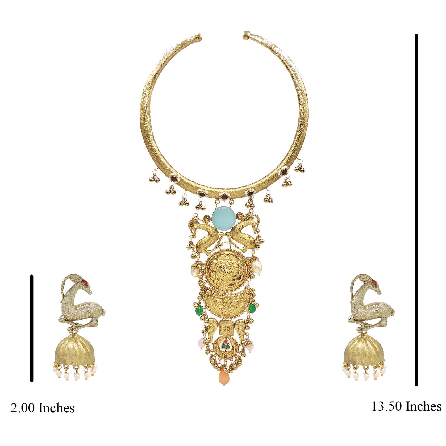 Keesha Filigree Necklace Set.