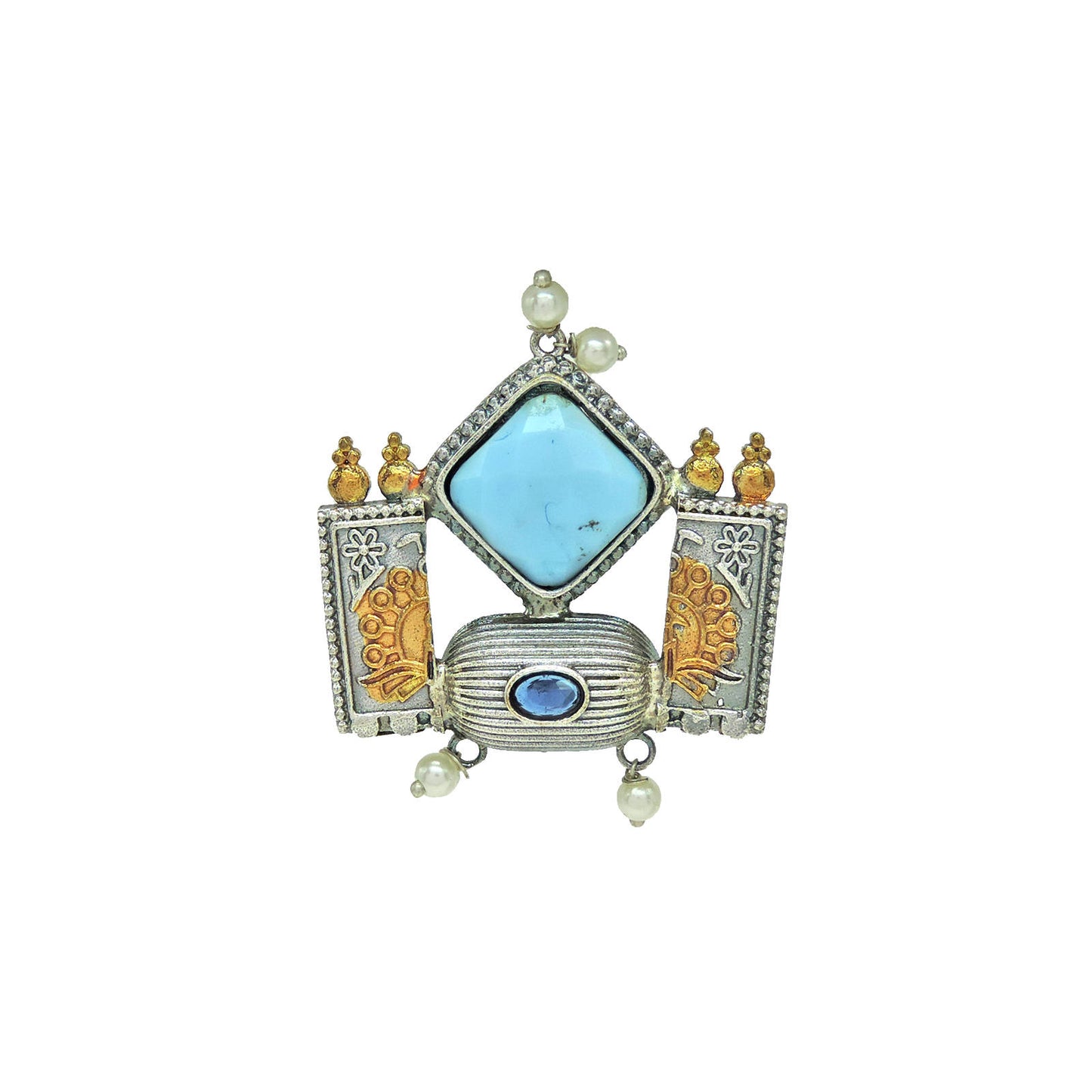 Turquoise oxidized Ring.