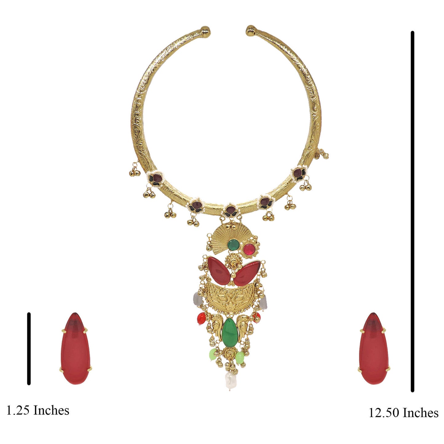 Keesha Filigree Necklace Set.
