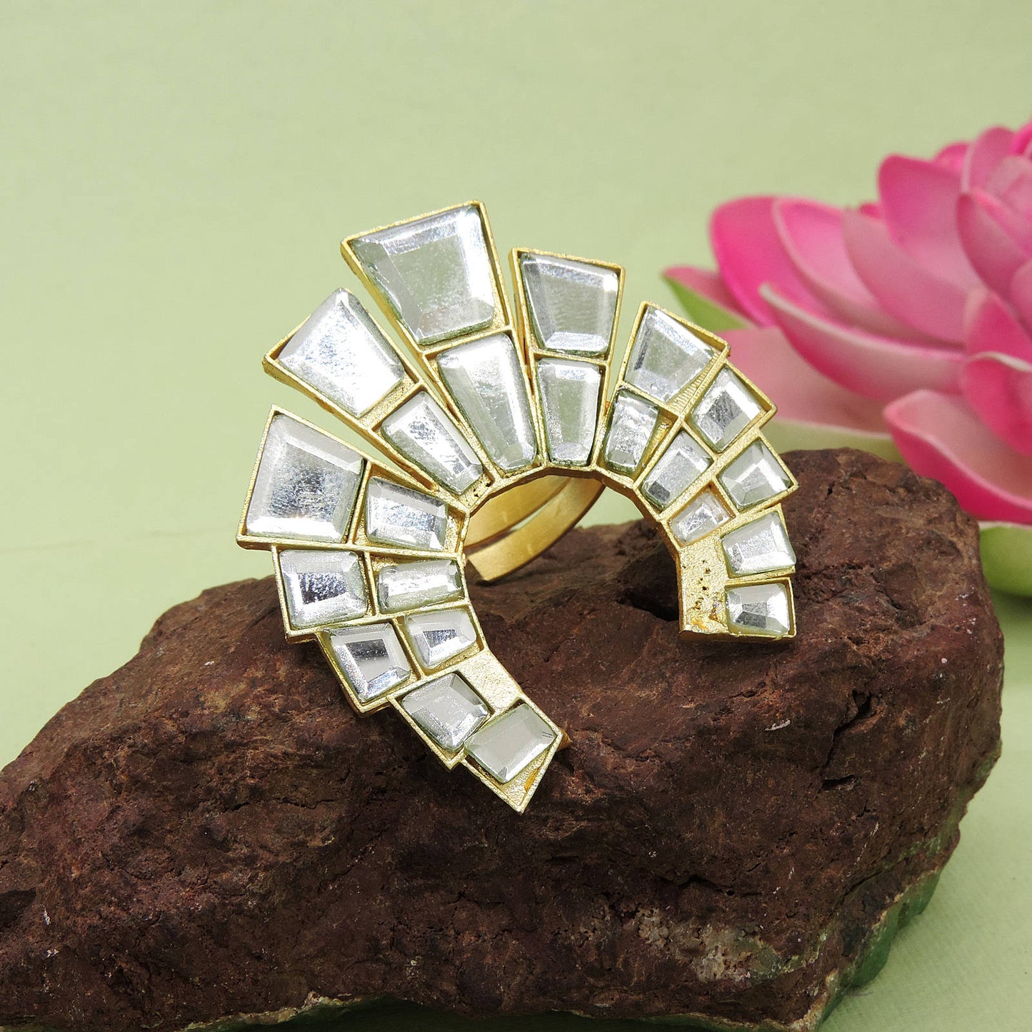 Khwaish Mirror Ring.