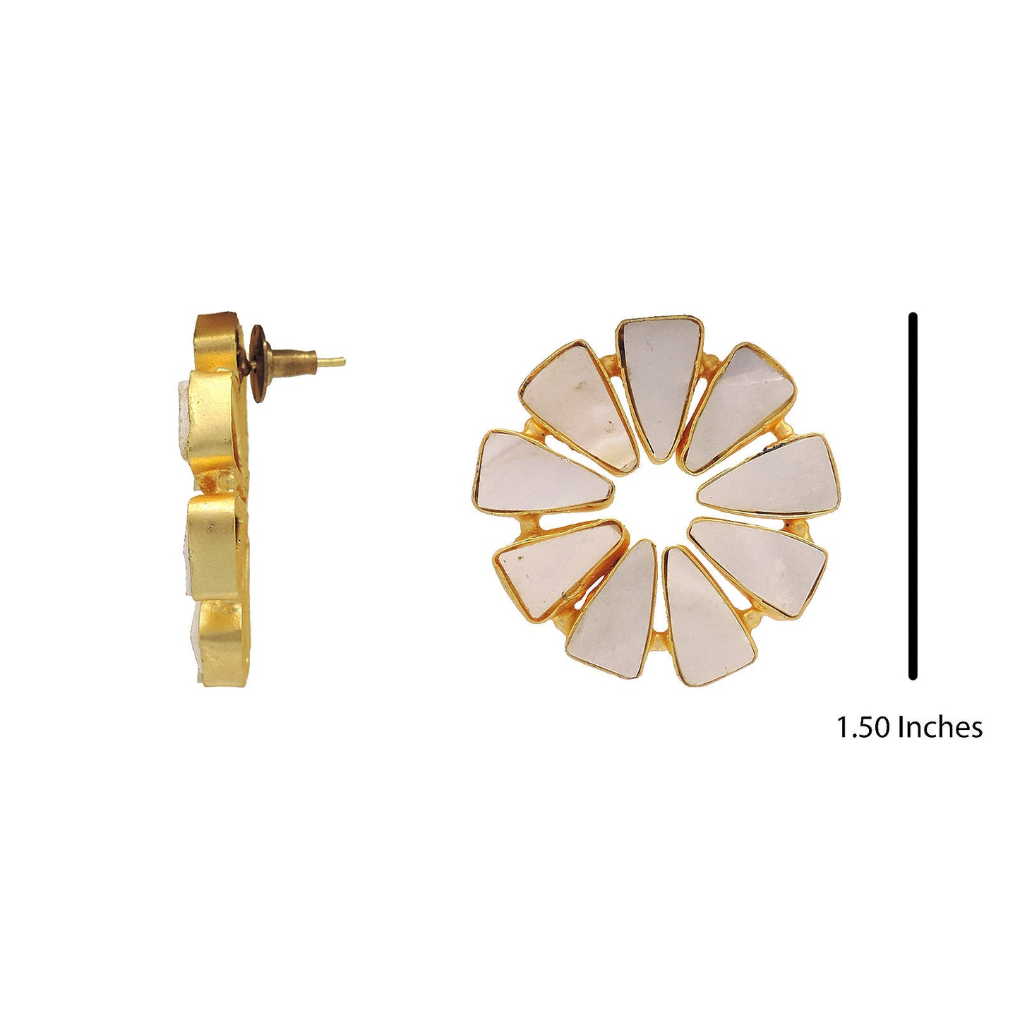 Chandrakala Mother of Pearl Earring.