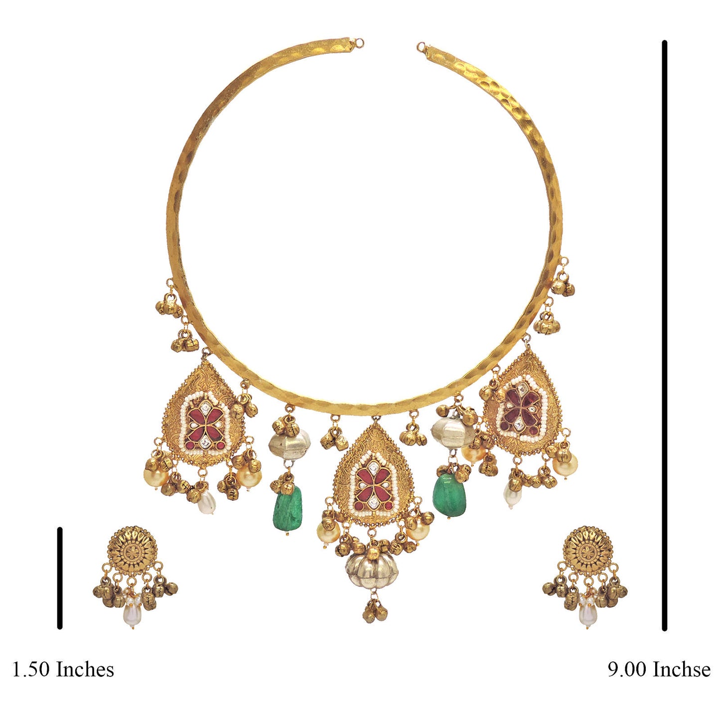 Zevar Hasli Necklace Set.