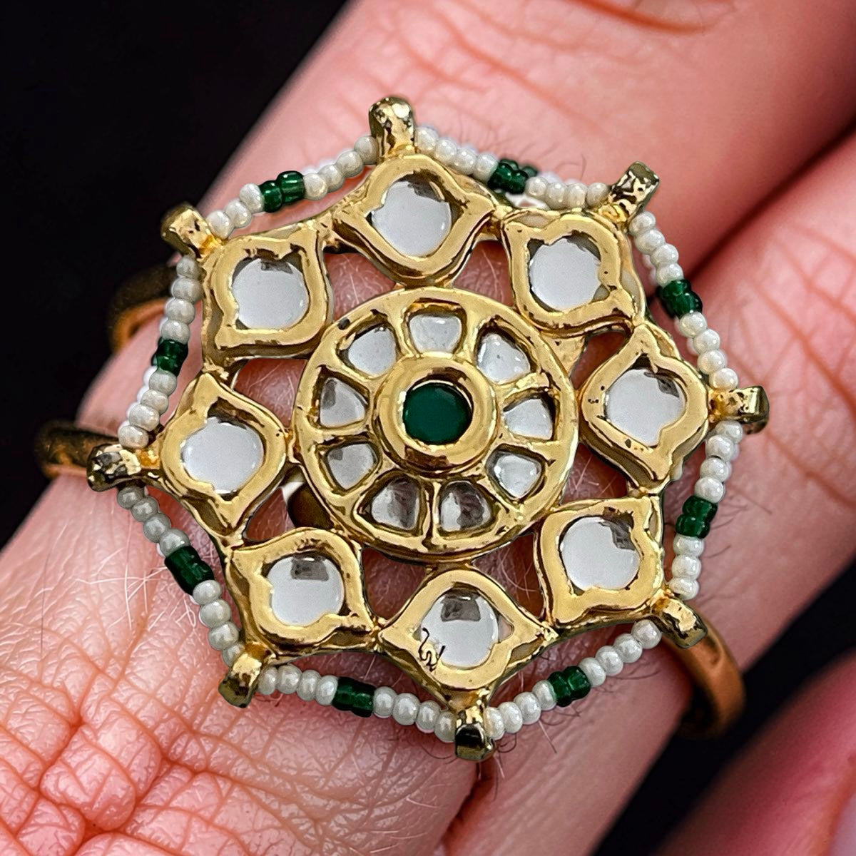 Aria Kundan Ring