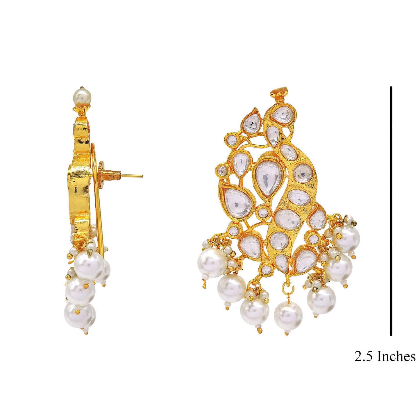 Keshavi Tyani Kundan Earring.