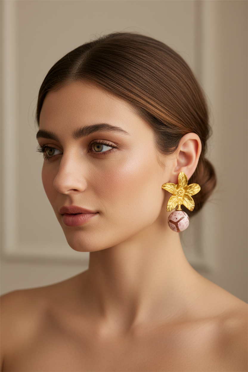 Electroplated Earrings.