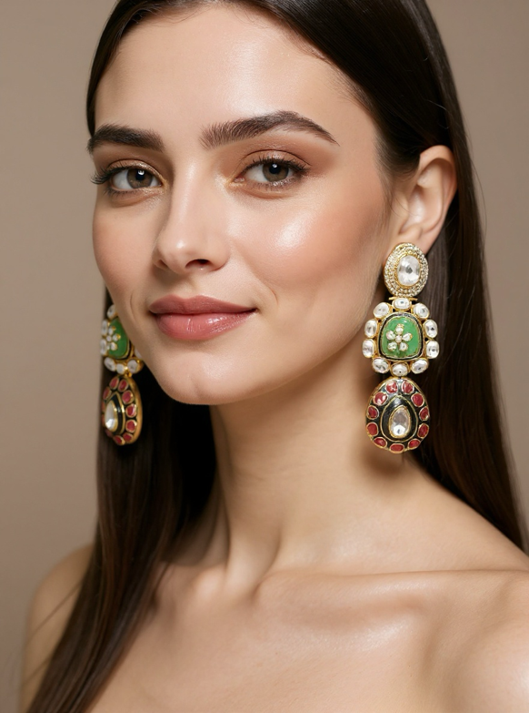 Naveli Traditional Earrings.