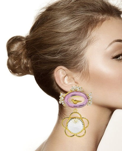 Crystal Earring