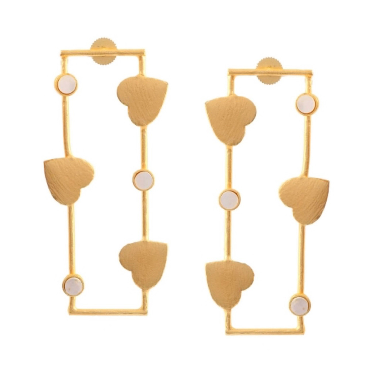 Heart Duster Earrings.