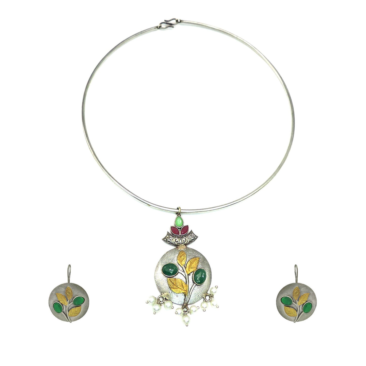 Chandra Ethnic Necklace Set.