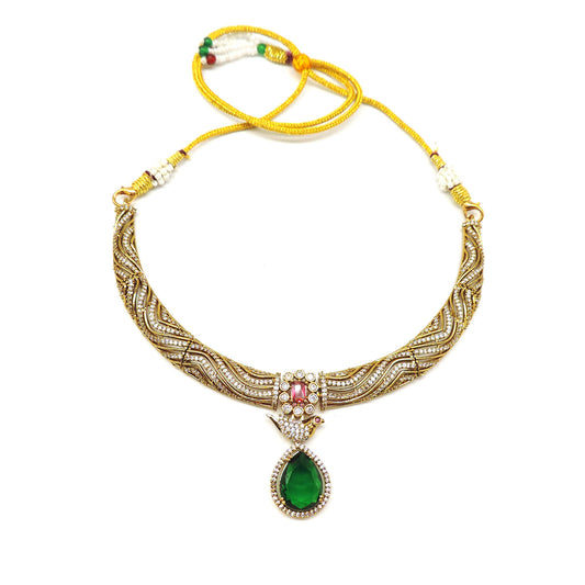 Emerald Necklace Set