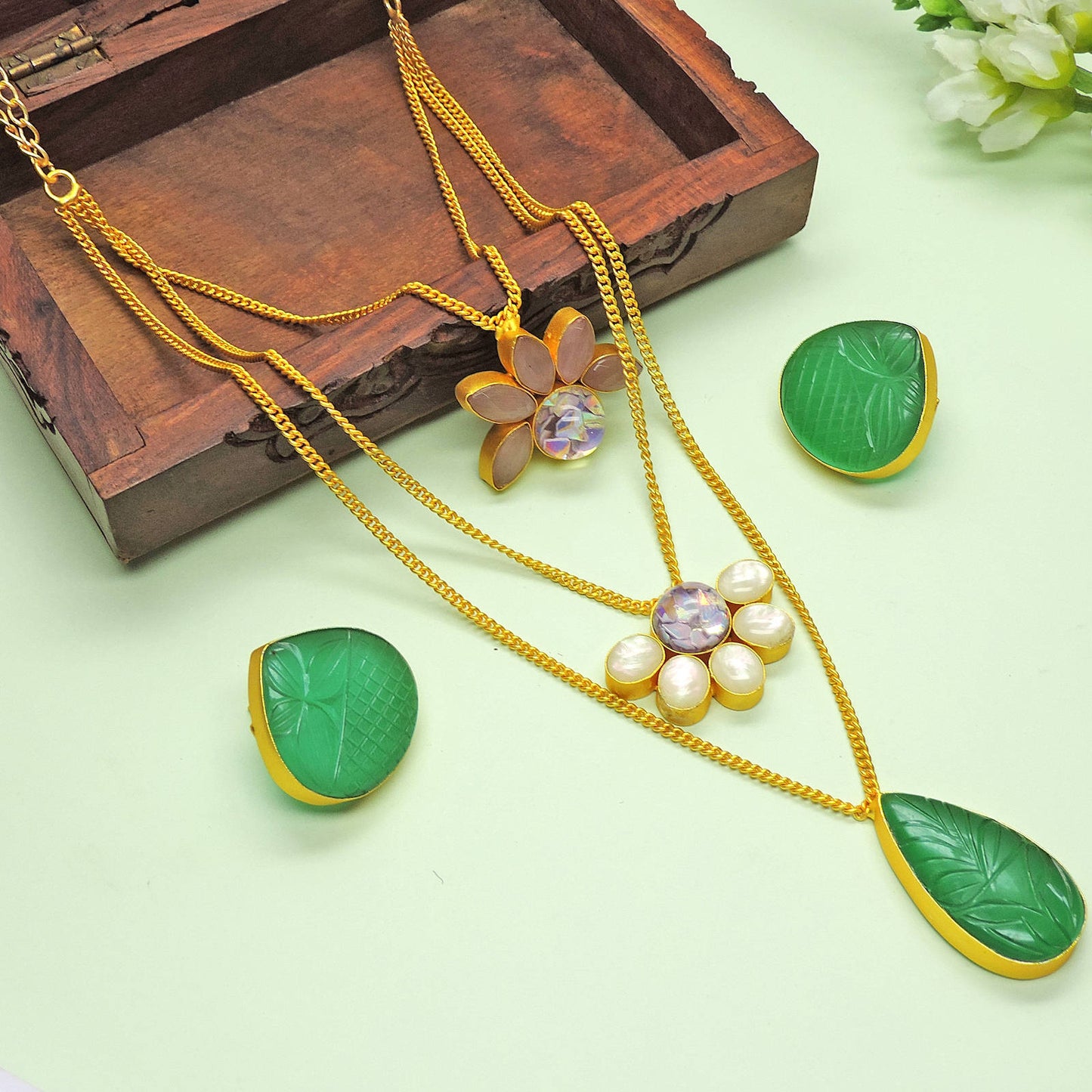 String of Colors Necklace.