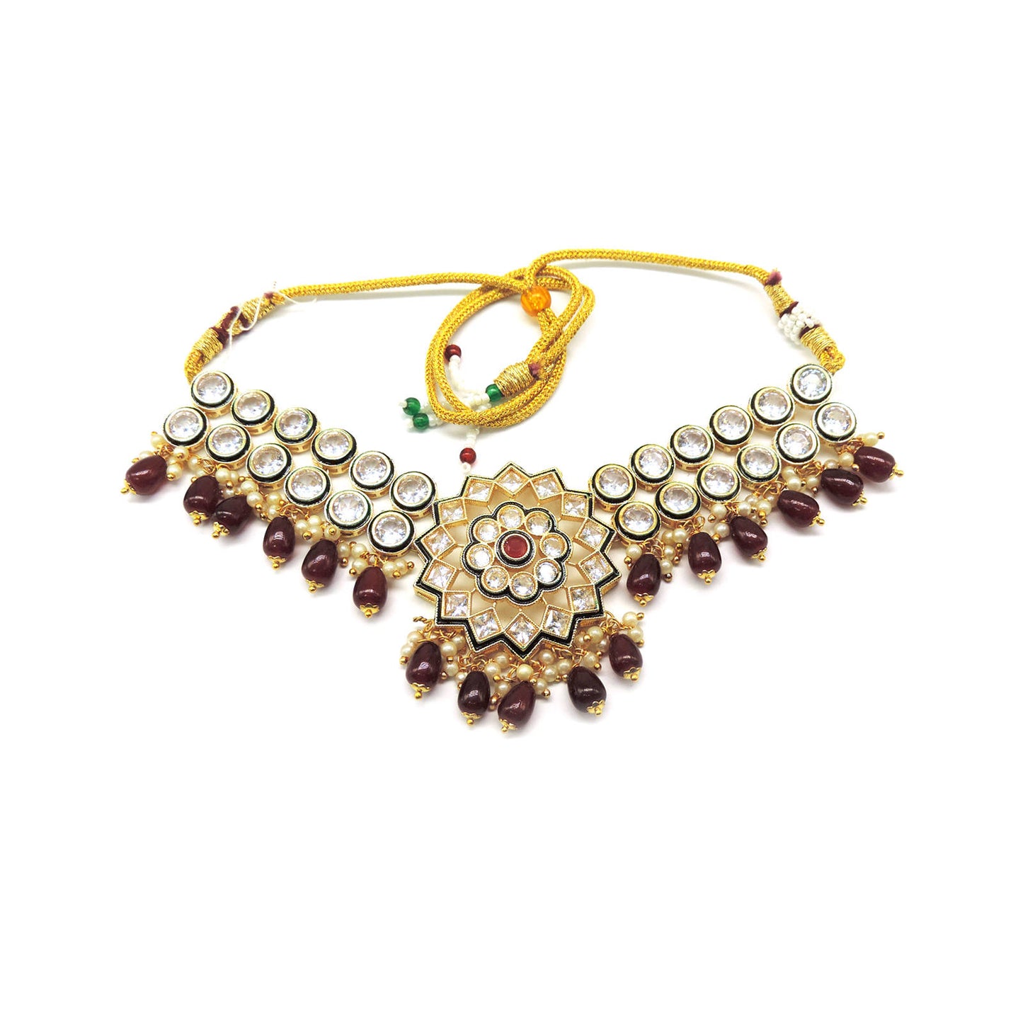 Pragati Polki Traditional Set.