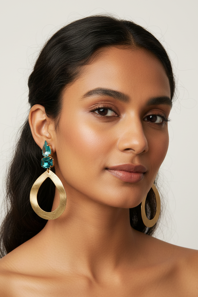 Aqua WesternEarrings.