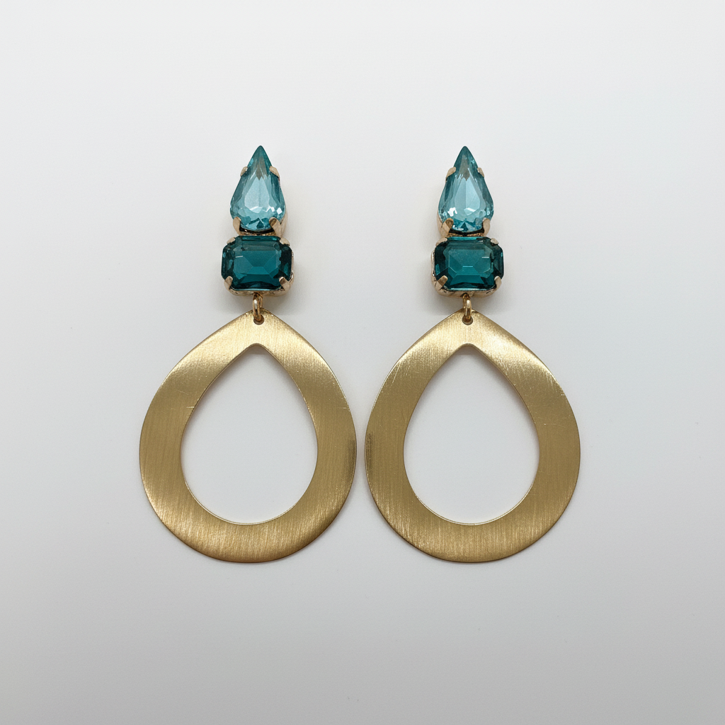 Aqua WesternEarrings.