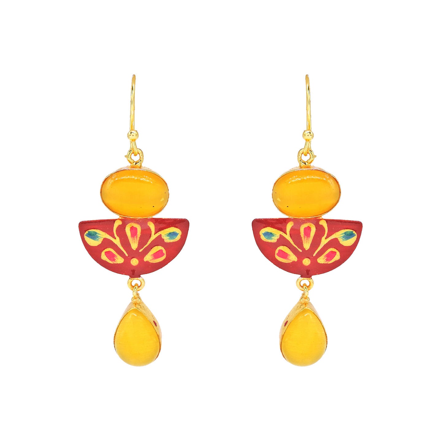 Mishti Enameled Earrings.