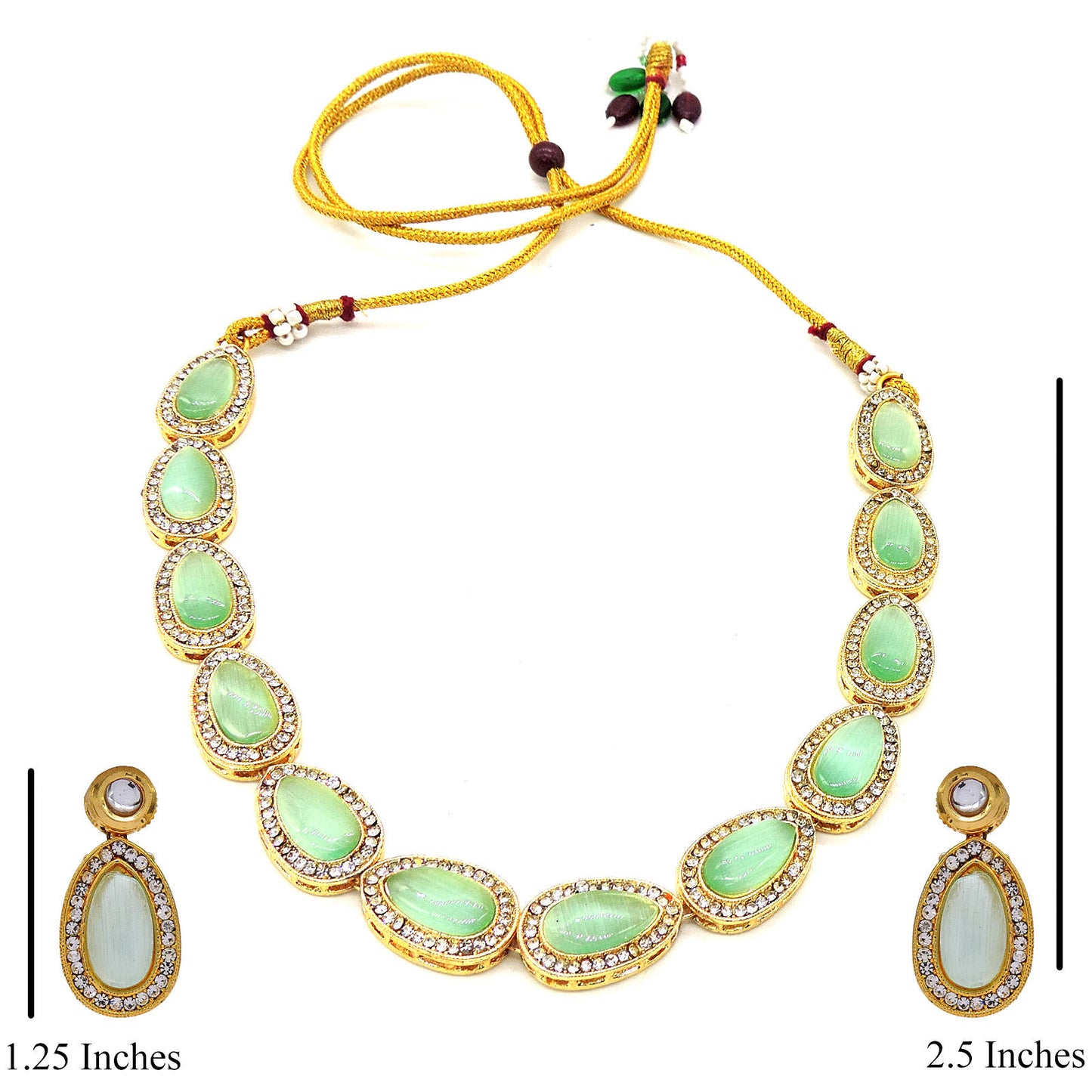 Laila Sea Green Necklace.