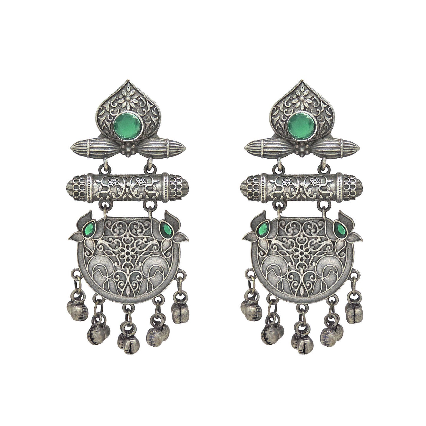 Alfaya Ethnic Earrings.