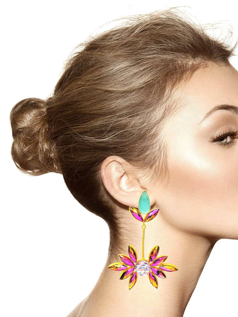 Flow floral Earring.