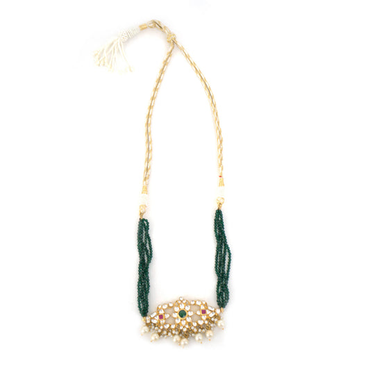 Shobhila kundan Choker Set.
