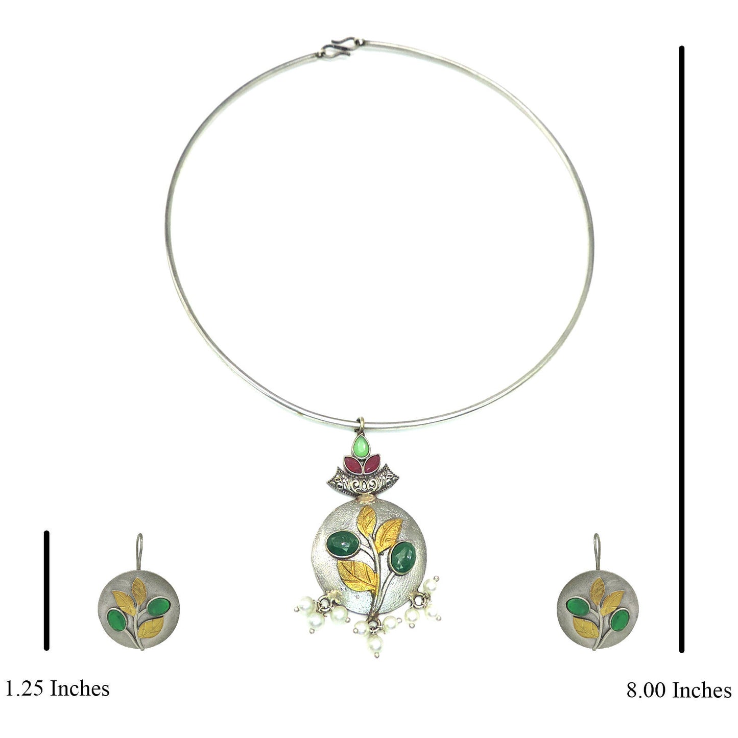 Chandra Ethnic Necklace Set.