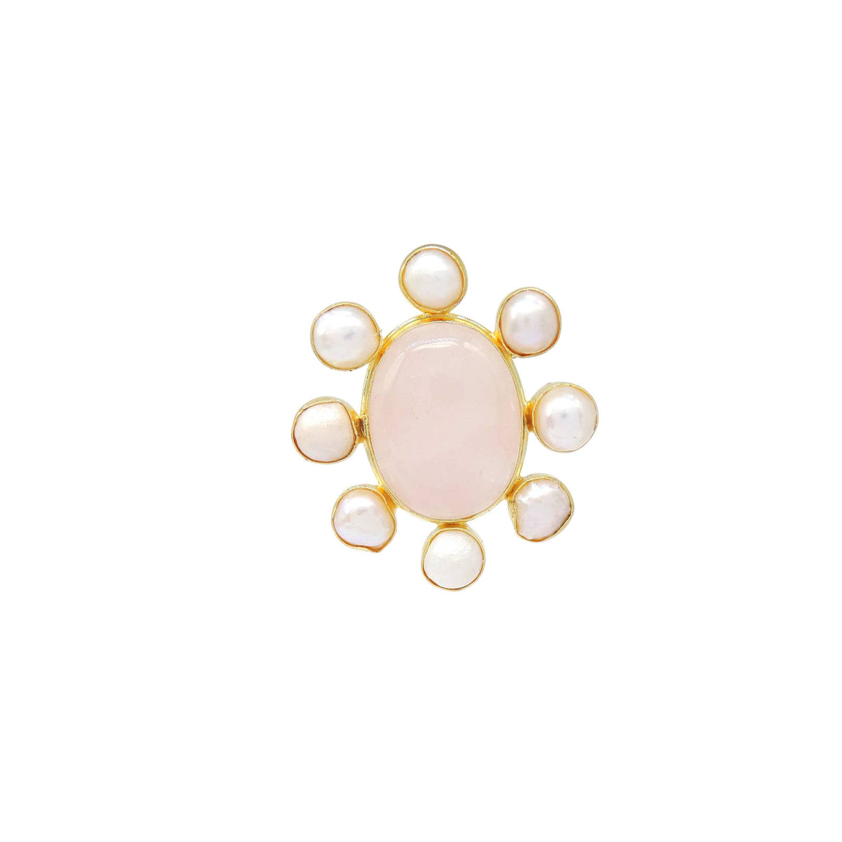 Rose Quartz Ring.