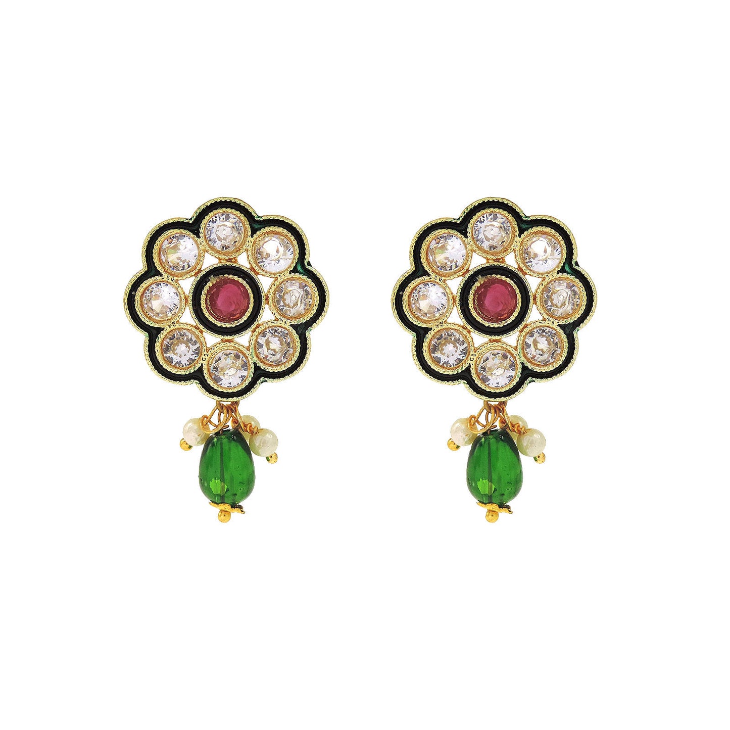 Pragati Polki Traditional Set.