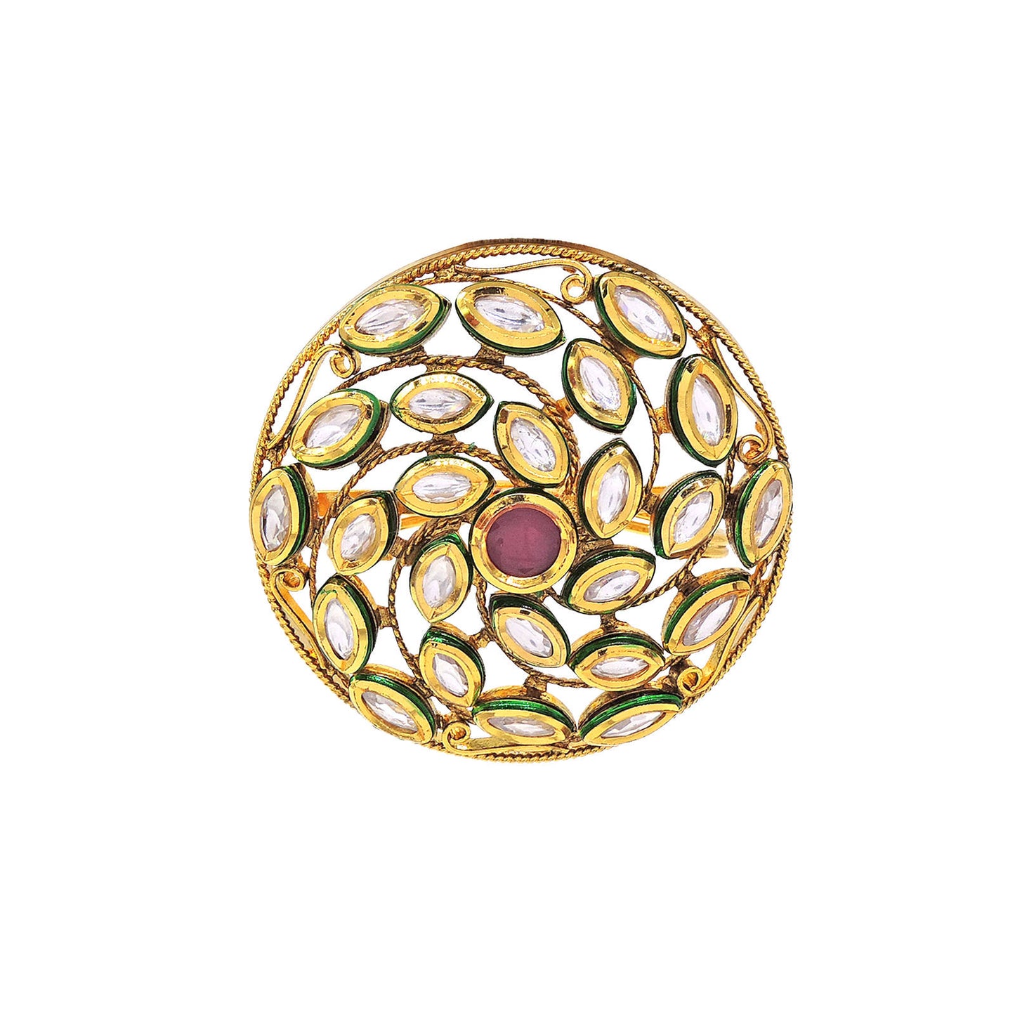 Zohra Kundan Ring.