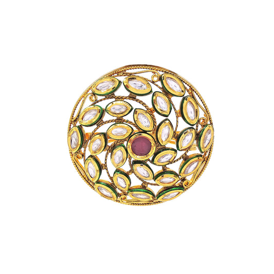 Zohra Kundan Ring.